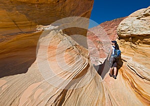 Hiking Coyote Buttes photo