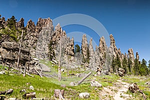 Hiking in Custer State Park, South Dakota