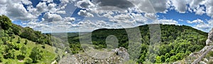 Hiking on Devin mountain in Pavlov Hills