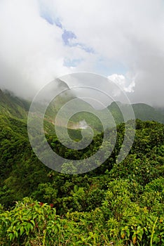 Hiking in Dominica, Caribbean