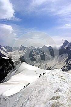 Hiking Europe summit, Mont Blanc