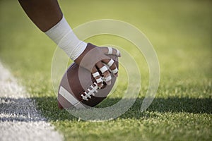 Hiking the football in a football game