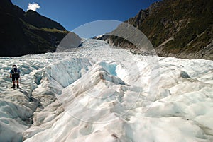 Hiking Fox glacier.