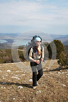 Hiking girl