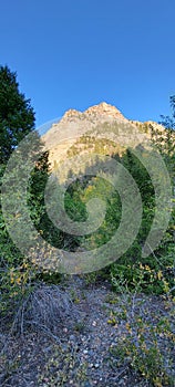 Hiking Gunnison River views near Morrow Point Dam Cimarron Colorado