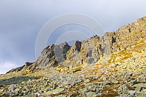 Hiking in High Tatras Mountains Vysoke Tatry, Slovakia