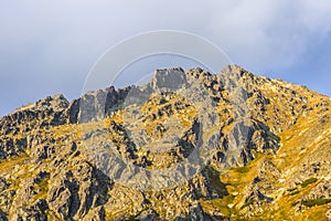 Hiking in High Tatras Mountains Vysoke Tatry, Slovakia