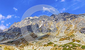 Hiking in High Tatras Mountains Vysoke Tatry, Slovakia