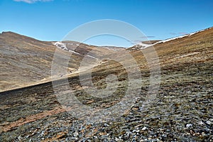 Hiking in Iceland, Bare Mountains