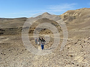 Hiking in Judean Desert