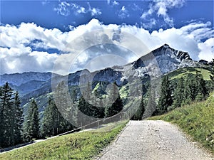 Hiking in Bavaria Germany Mountain Views/ Wandern in Bayern Berge photo