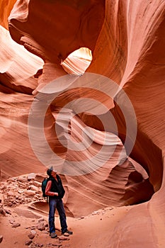 Hiking Lower Antelope Canyon