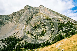 The high Peak of Gra de Fajol, in the Pyrenees Mountains Catalonia, Spain photo