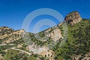 Hiking Path Beneath Rock Butte