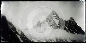 The Hiking Path toward Mount Everest, through a Pinhole Camera