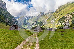 On the hiking path towards Santis photo