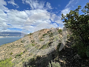 Hiking path towards the viewpoint of Faro del Albir