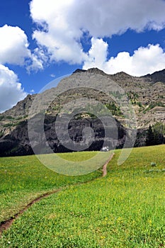 Hiking Path in Yellowstone photo