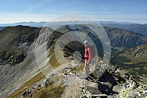 Hiking in Rottenmanner Tauern, Steiermark, Austria