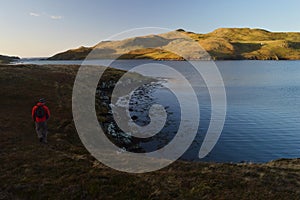 Hiking on Shetland Islands