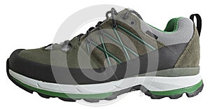 Hiking shoe isolate photo