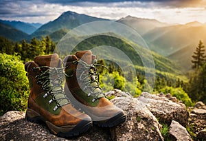 Hiking shoes for cross-country travel