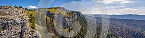 Hiking in slovakia moutains. View from the hills. Ostra, tlsta Peak, Velka Fatra. Slovakia.