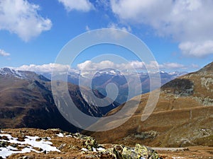 Hiking in the swiss alps, Valais, Switzerland