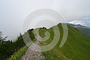 Hiking in Switzerland photo