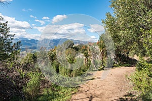 Hiking trail at the Afrikaans Language Monument at Paarl photo