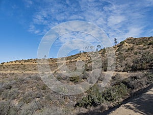 Hiking trail around San Gabriel Mountain