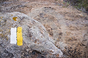 Hiking trail marker