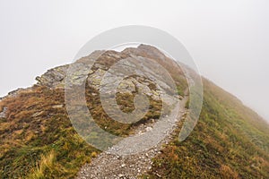 Hiking Trail in the Mountains