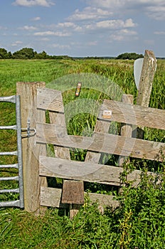 Hiking trail in the Netherlands