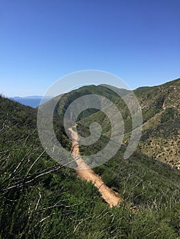 Hiking Trail Point Mugu Malibu