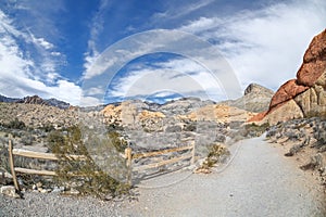 Hiking Trail at Red Rock Canyon