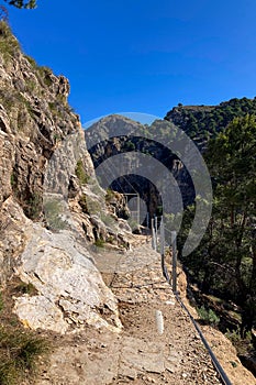 Hiking trail to Colgante bridge (Puente Colgante El Saltillo)