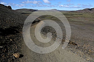 Hiking trail to Geldingadalir