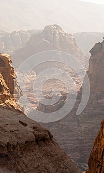 Hiking trail to the monastery, Petra, Jordan