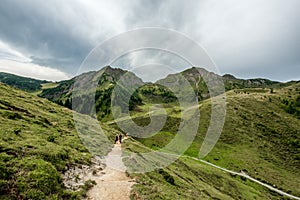 Hiking Trail to Wildseeloder house, Tirol, Austria