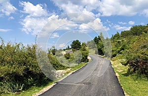 Hiking trails, forest paths and bicycle roads in the Ucka Nature Park, Croatia - Planinarske staze i Å¡umski putev