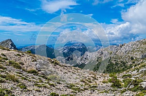 Hiking in the Tramuntana on GR 221, Mallorca, Spain