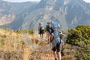 Hiking in the Turkish mountains