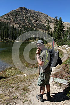 Hiking in the Uinta mountains