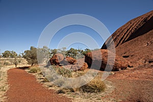 Hiking Uluru