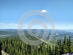 Hiking views from Mount John Laurie, Yamnuska