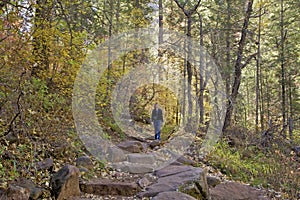 Hiking West Fork in Fall