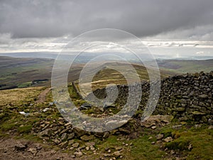 Hiking Whernside from Kingsdale in the Yorkshire Dales