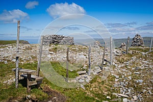 Hiking on Wild Boar Fell and Swarth Fell in the Yorkshire Dales