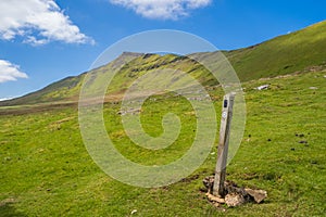 Hiking on Wild Boar Fell and Swarth Fell in the Yorkshire Dales